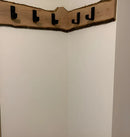 Gancho De Parede De Ferro Estilo Industrial 4x7cm Preto 3pçs