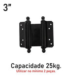 Par Dobradiça Vai E Vem Starfer 3 Polegadas Òtima Qualidade