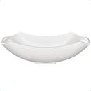 Cuba Pia de Apoio Sobrepor Abaulada 45x31 Branca Banheiro Lavabo Beltempo BT-3003