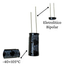4 Capacitor Corneta 47x100 + 2 Capacitor Sup Tweeter 2m2x250