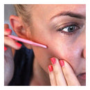 Kit 6 Navalhas para Sobrancelha e Rosto – Lâminas em Aço Inoxidável com Cabo Antiderrapante, Precisão para Depilação Facial, Buço e Corpo