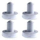 Kit 4 Pé Para Maquina Electrolux 8kg 10kg 12kg 16kg