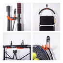 Kit 2 Suporte Aço Multiuso 23kg Parede Mangueira Bike Escada Cor Preto