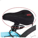 Capa Gel Banco Pedal Pulse Selim Assento Bike Almofada Forro Ajustável Regulável Anatômica Ciclismo Bicicleta Spinning Bmx Cor Preto