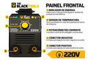 Máquina Solda Inversora Mma The Black Tools Preto 50/60hz Voltagem