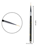 Kit 3 Pincéis Ultra Finos Nail Art Decoração De Unhas Pincel Manicure Unha