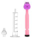 Buba, Lavador Nasal Infantil Silicone - Dino Rosa