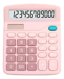 Calculadora Dexin Bts DX-837B Solar De Mesa Escritório Calculadora De Mesa Cor Rosa-claro