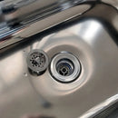 Válvula de pia cozinha americana escoamento metal cr 3.1/2 acabamentom metal cromado cor cromado