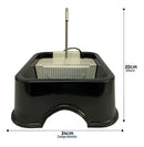 Fonte Bebedouro Gatos Cães Automático Joy Furacão Pet Cor Preto Quadrado