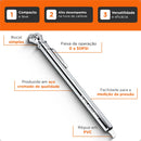 Medidor Manual Pressão Tipo Caneta Calibragem De Pneu 50lbs