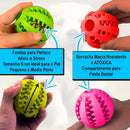 Bola Pra Cachorro Porta Petisco Brinquedo Pet Kit 3 Bolinhas Cor Sortidas