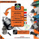 Kit Mandril Chave 1/2 Rosca 1,5-13mm + Adaptador De Impacto