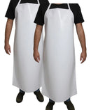 Kit 2 Avental Branco Impermeável De Pvc Cozinha E Aç Branco