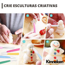 Kit Estecas 9 Ferramentas para Massas, Argila, Modelagem, Massinha, Biscuit Kinneken