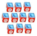 Ponta Para Taco De Sinuca 10 + 10 Giz Azul Comum Taco