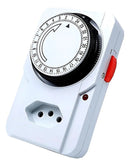 Timer Temporizador Analógico 24 Horas 110/220v - Gc M. F