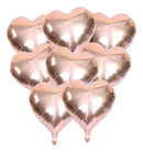 20 Balão Metalizado 10 Polegadas 22cm  Coração Rose Gold