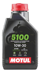 Óleo de motor Motul semi-sintético 10W-30 para motos e quadriciclos 1L unidade