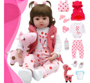 Bebe Reborn Boneca Silicone Realista 48 cm