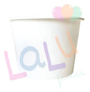 Kit 30 Balde De Pipoca 1,5l Lembrancinha Festa Baldinho Branco