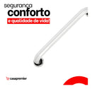 Kit 2 Barras De Apoio Banheiro 40cm Suporte Deficiente Físico E Idosos Casa Premier