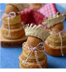 10 Chapeuzinho Miniatura Mini Chapéu Palha Festa Junina