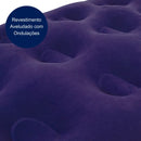 Colchão Inflável Casal Com Inflador Acoplado Multiuso - Mor