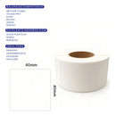 40 Rolos Etiqueta 40x40 Térmica Direta Zebra Elgin Balanças Toledo Prix4 Prix3 Cor Branco Sem Impressão Papaléguas Etiquetas