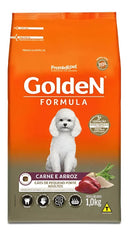 Alimento Golden Golden Fórmula Golden Fórmula Cães para cão adulto de raza pequena sabor carne y arroz de 1 kg