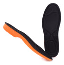 Kit 6 Pares Palmilhas Gel Pu Alta Absorção De Impacto Cor Preto E Laranja Tamanho Da Palmilha 42