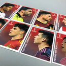 Copa 2022 - Kit Completo 8 Figurinhas Coca Cola Rápido Personagem Figurinhas Coca Cola Copa 2022