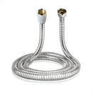 Soft Inox Engate Flexível Mangueira Chuveirinho Ducha Higiênica 180 Cm Acabamento Brilhante Cor Prateado