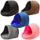 Caminha Toca Iglu Pequeno Para Pet Cães E Gatos Cama Casinha Petliz Cor Azul