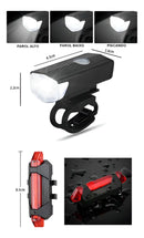 Fluoreled kit farol e lanterna para bicicleta led a prova d'agua cor preto