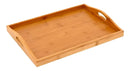 Bandeja Retangular Servir Café da Manha 40x30cm Bambu Clink