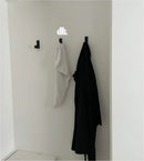 Gancho De Parede De Ferro Estilo Industrial 4x7cm Preto 3pçs