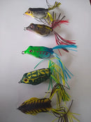 10 Isca Artificial - Frog Sapo Anti Enrosco Sapinho Iscas Rã Cor Variados