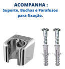 Ducha Higiênica Em Abs Luxo Acionamento 1/4 Volta Cromado Metais e Cia