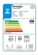 Freezer Horizontal Midea RCFA32 1 Porta 4 funções Branco 295L