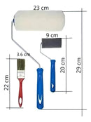 Kit Pintura Tigre Multiuso 5 Pecas Rolo Pincel Bandeja 1540