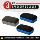 Kit 3 Apagador De Quadro Branco Vidro Magnético Lousa Escola Gurumania