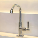 Torneira Lavatorio Banheiro ABS 1/4 Volta Cromada Hope Metais 1198 C72 Plateado