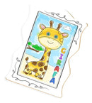 Super Kit Pintura Safari C/ 4 Telas + Cavalete + 6 Tintas