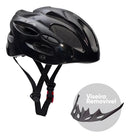 Capacete Ciclismo Mtb Gta Inmold Start Led Para Bicicleta Cor Preto Tamanho M (54-58)