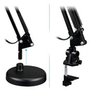 Luminária De Mesa Dapon Articulada Abajur Modelo Pixar Com Base e Garra Cor Preto