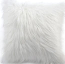 80cm X 50cm - Tecido Pelo Alto Para Manta De Cadeira D Branco