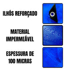 Lona Multiuso Azul Starfer Importada Resistente a Agua 2x2
