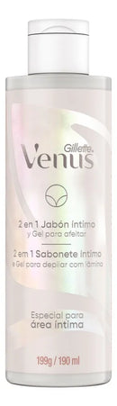 Gillette Venus Sabonete Íntimo Feminino e Gel de Barbear para Área Íntima 190mL