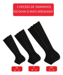 Meia De Compressão 3/4 Com Ziper 20-30 Mmhg Pont Bege M 34-37